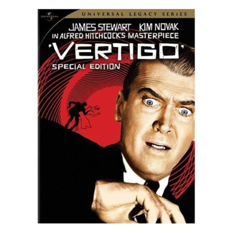 James Stewart in Vertigo (1958)