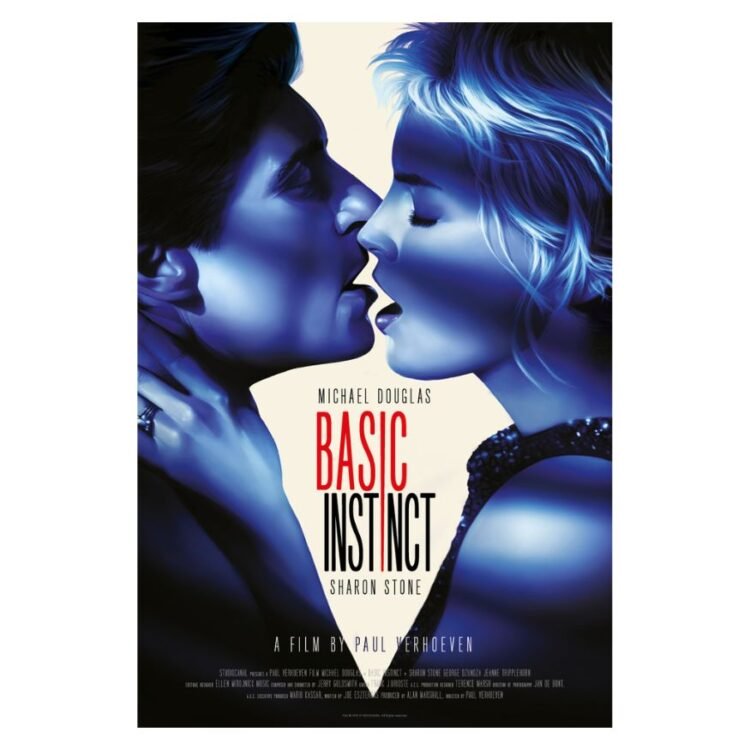 Michael Douglas and Sharon Stone in Basic Instinct (1992)