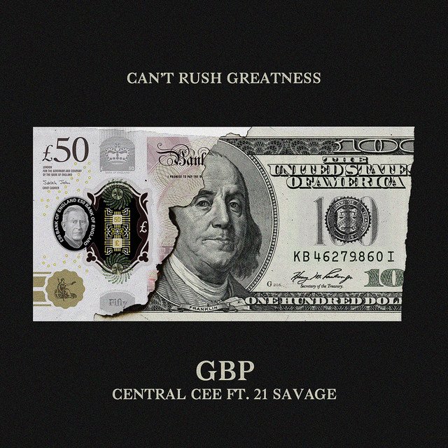Central Cee GBP feat 21 Savage Song Artwork