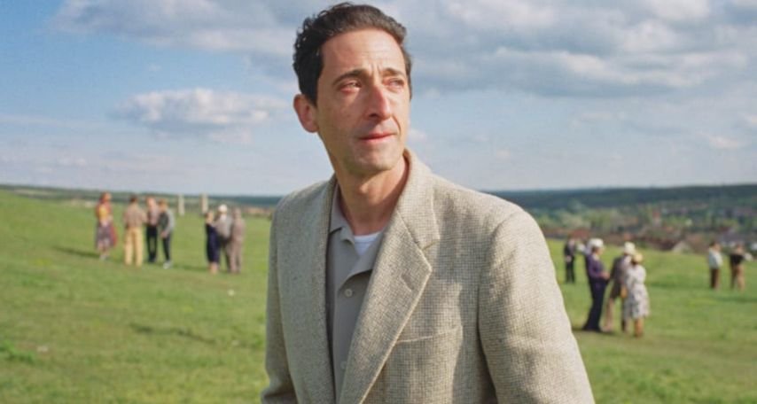 Adrien Brody as architect László Tóth in The Brutalist