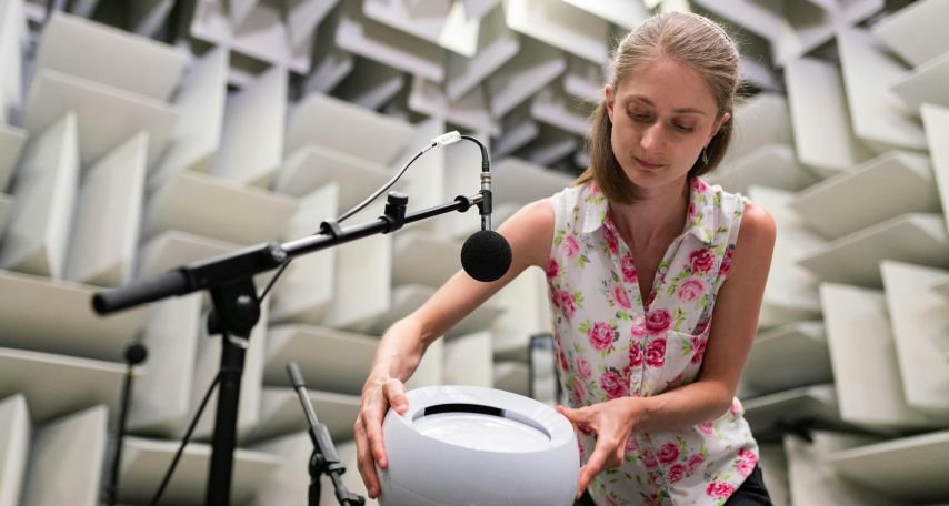Photo Of Female Engineer Doing Tests