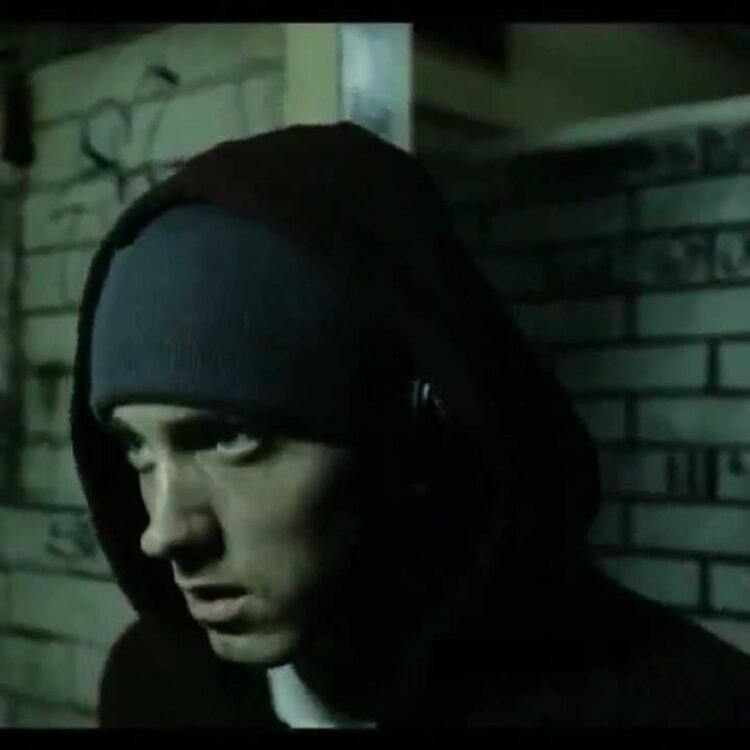 Eminem in Lose Yourself Music Video