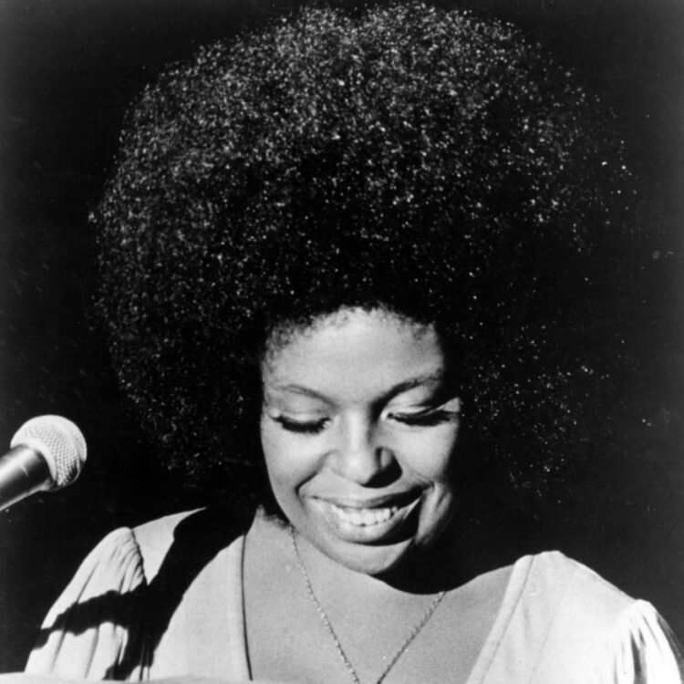 Photo of vocalist Roberta Flack. CMA-Creative Management Associates