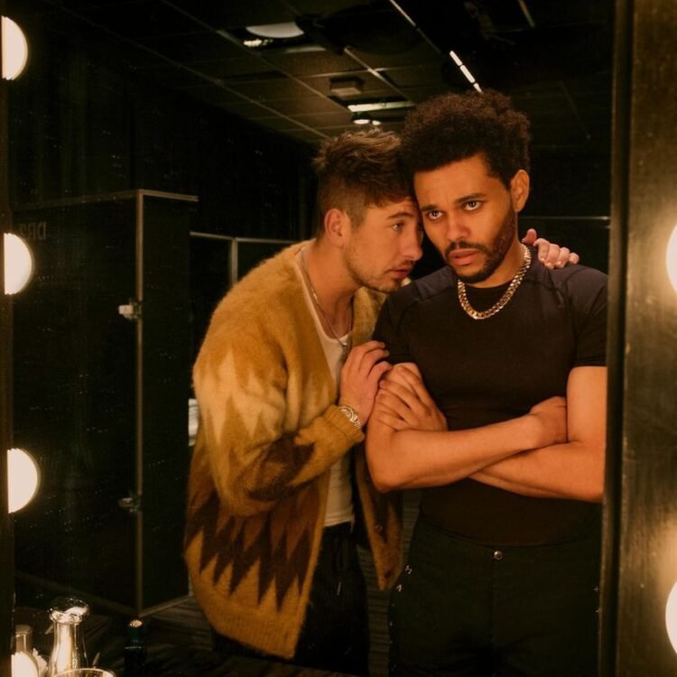The Weeknd and Barry Keoghan in Hurry Up Tomorrow (2025) Photo by Andrew Cooper/Lionsgate