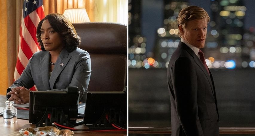 Angela Bassett and Jesse Plemons Photo by Jojo Whilden/Jojo Whilden/Netflix