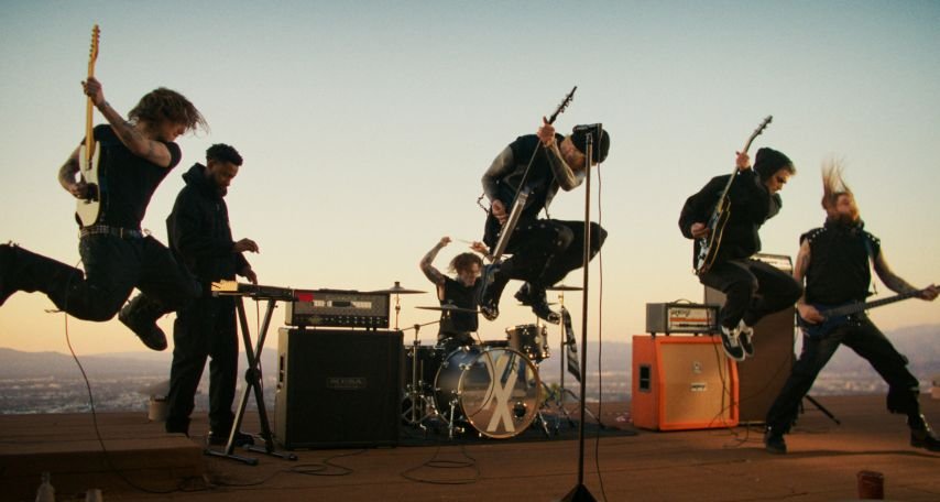 mgk + band photo by Sam Cahill