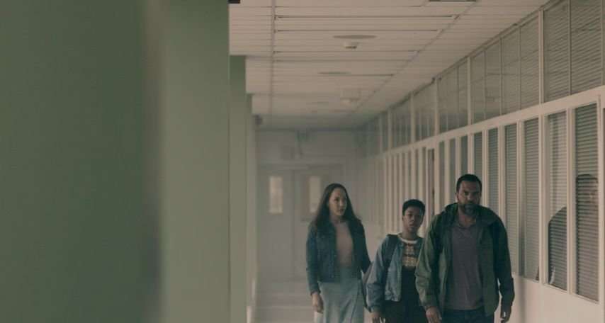 Amanda Brugel, Samira Wiley, O-T Fagbenle in The Handmaid’s Tale Season 6 Hulu