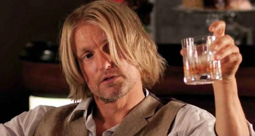 Woody Harrelson as Haymitch Abernathy in the Hunger Games