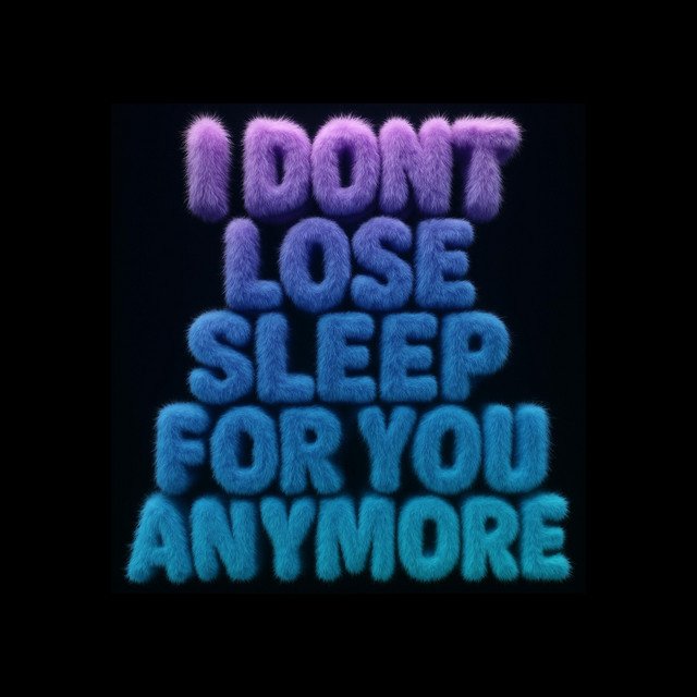 Nolan Pierce's i don’t lose sleep for you anymore song cover artwork