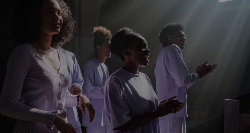 Choir Singing in a Church
